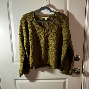 Grade & Gather s/m green sweater.